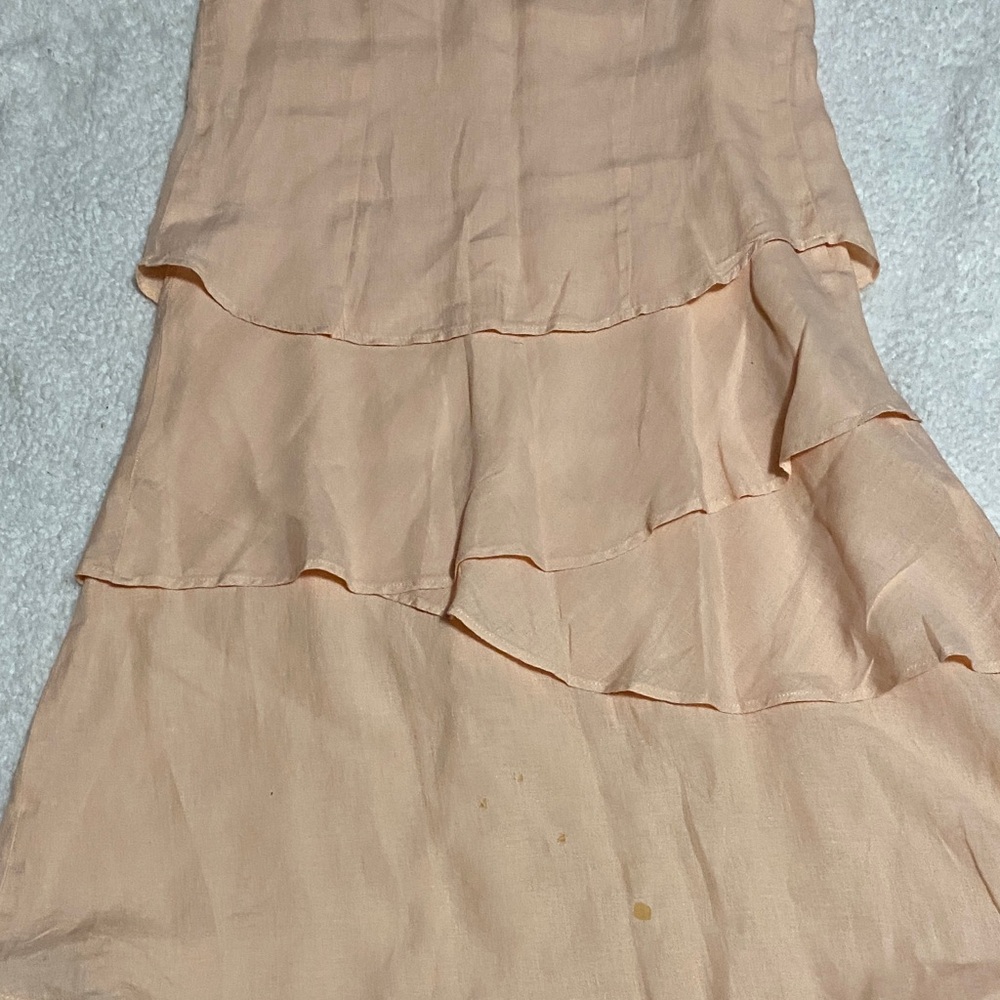 Finley women’s size small Sleeveless Peach Layered Dress women’s ¥ - Picture 12 of 13